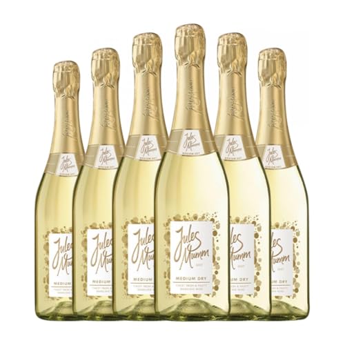 Jules Mumm Medium Dry 75 cl Weißer Sekt (Karton mit 6 Flaschen von 75 cl) von Jules Mumm