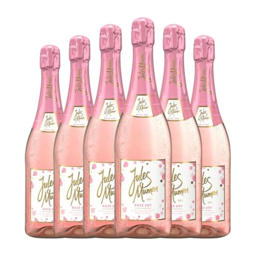 Jules Mumm Rosé Dry Sekt Trocken 75 cl Rosé Sekt (Karton mit 6 Flaschen von 75 cl) von Jules Mumm