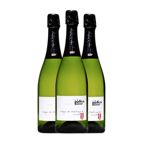 Júlia Bernet U Xarel·lo Brut Natur 75 cl (Schachtel mit 3 Flaschen von 75 cl) von Júlia Bernet