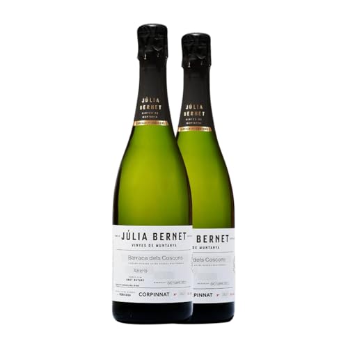 Júlia Bernet Xarel·lo Brut Natur Corpinnat Reserve 75 cl Weißer Sekt (Karton mit 2 Flaschen von 75 cl) von Júlia Bernet