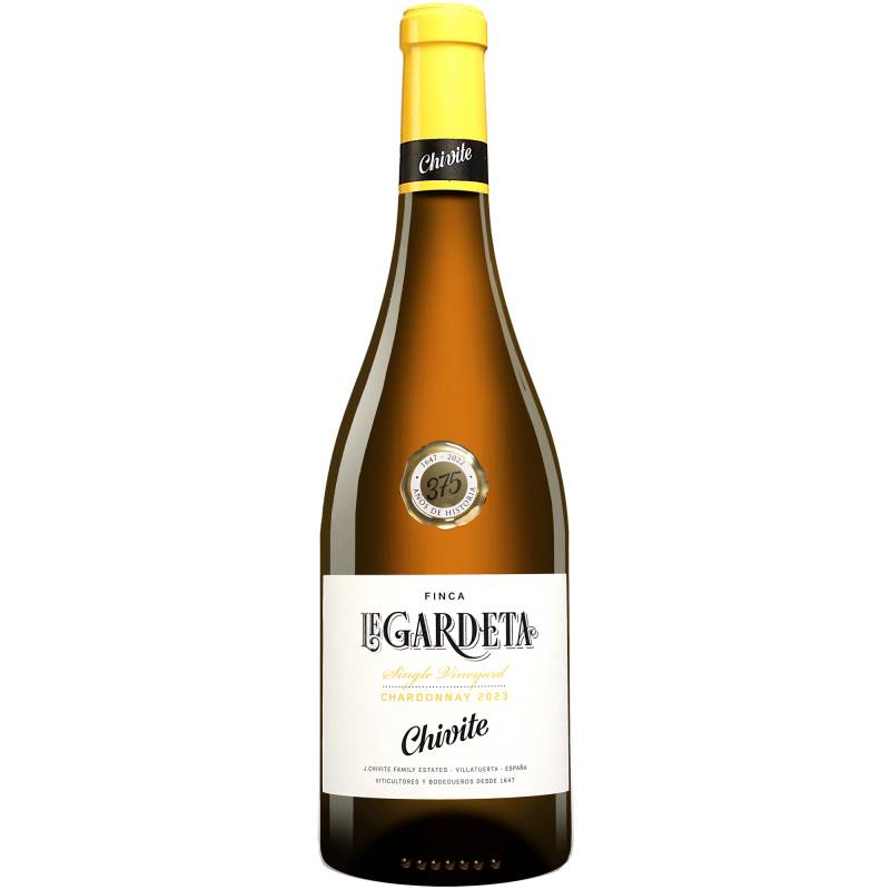 Chivite »Legardeta« Chardonnay 2023  0.75L 14% Vol. Weißwein Trocken aus Spanien von Julián Chivite