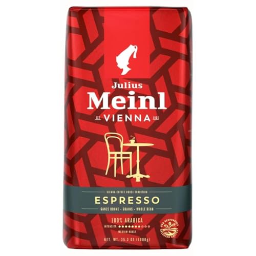 Julius Meinl Vienna Espresso,1000g ganze Bohne | 3er Pack von Julius Meinl