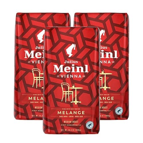 Julius Meinl Vienna Melange,1000g ganze Bohne | 3er Pack von Julius Meinl