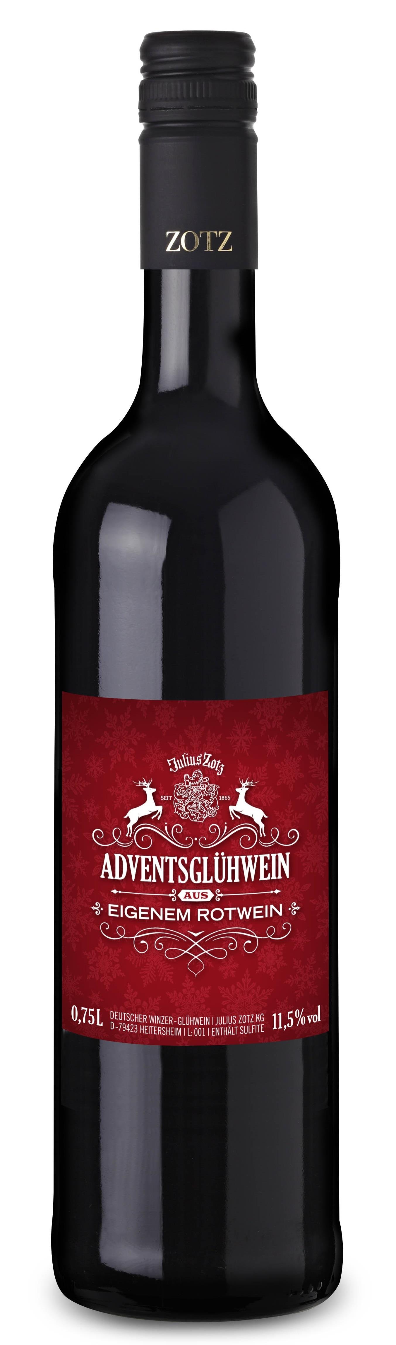 Badischer Adventsglühwein Rot Zotz von Julius Zotz