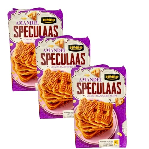 Jumbo Amandel Speculaas Mandelspekulatius Multipack 3x 400g (Gesamtgewicht 1,2kg) von Jumbo