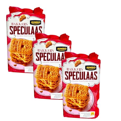 Jumbo Bakkers Speculaas Bäckerspekulatius Multipack 3x 400g von Jumbo