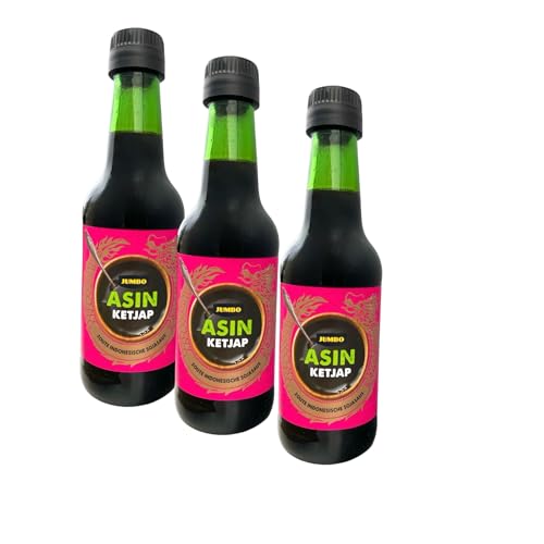 Jumbo Ketjap Asin süße indonesische Sojasoße Sparpackung 3x 250ml von Jumbo