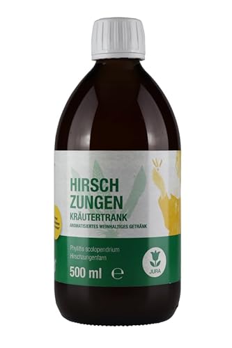 Hirschzungenkräutertrank 0,5 Liter Wein nach Hildegard von Bingen von Jura Naturheilmittel