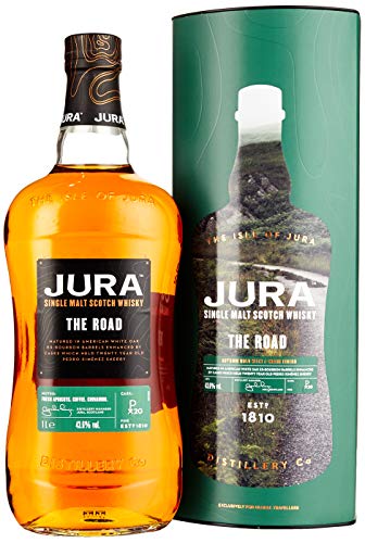 Jura THE ROAD Single Malt Scotch Whisky mit Geschenkverpackung (1 x 1 l) von JURA