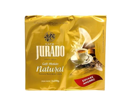 Spanischer Kaffee gemahlen/Café español natural molido - 2 x 0,25 Kg von Jurado