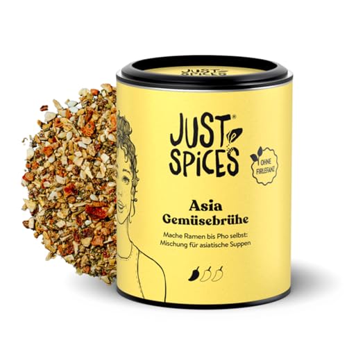 Just Spices Asia Gemüsebrühe I Würze asiatische Suppen zu Hause selbst I Gewürzdose, 65 g von Just Spices