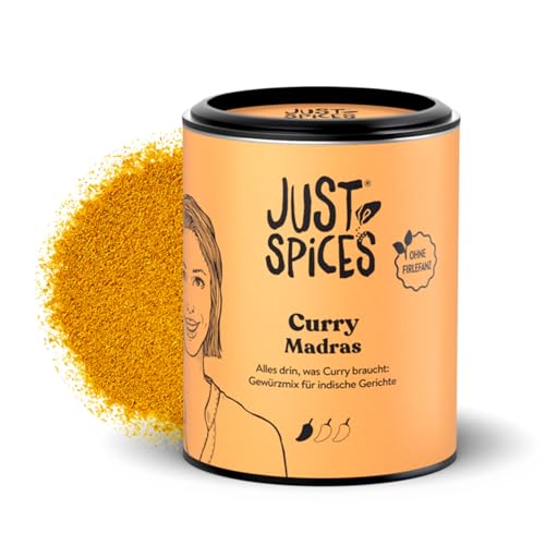 Just Spices Curry Madras I Würze Curry und indische Gerichte authentisch lecker I Gewürzdose, 59 g von Just Spices