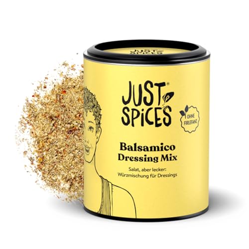 Just Spices Balsamico Dressing Mix I Rühre leckeres Dressing in Sekunden selbst an I Gewürzdose, 55 g von Just Spices