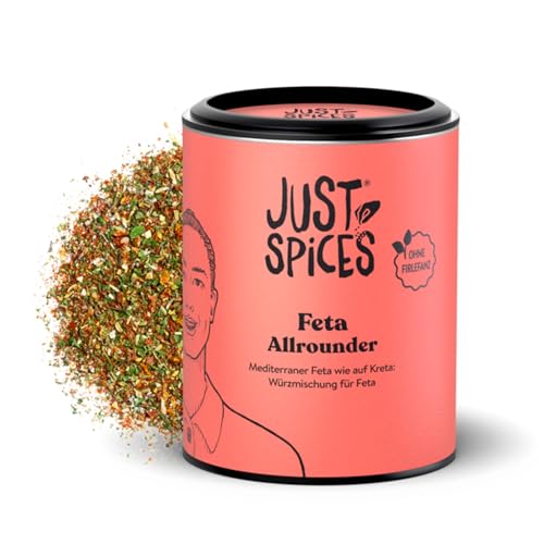 Just Spices Feta Allrounder I Für Feta wie aus Kreta und andere mediterrane Gerichte I Gewürzdose, 35 g von Just Spices