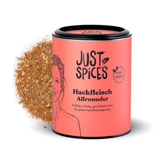 Just Spices Hackfleisch Allrounder I Würze Burger-Patties, Frikadellen, Chili und mehr I Gewürzdose, 55 g von Just Spices