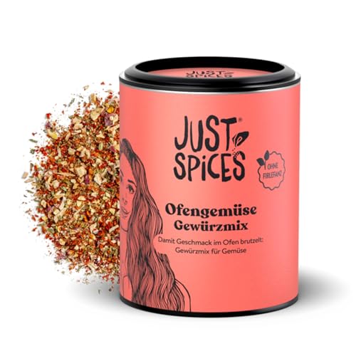 Just Spices Ofengemüse Gewürzmix I Hiermit hättest Du Gemüse schon als Kind geliebt I Gewürzdose, 50 g von Just Spices