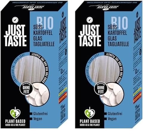 Süßkartoffel Glas Tagliatelle 250 g (Packung mit 2) von Just Taste