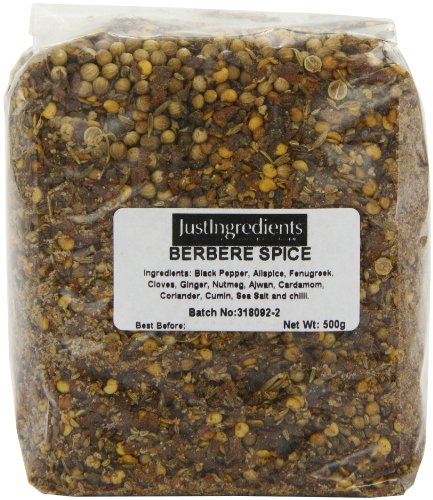 JustIngredients Essential Berbere-Gewürzmischung, 2er Pack (2 x 500 g) von JustIngredients