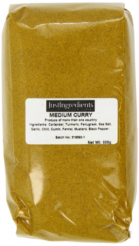 JustIngredients Essential Curry mittelscharf (Madras g), 2er Pack (2 x 500 g) von JustIngredients