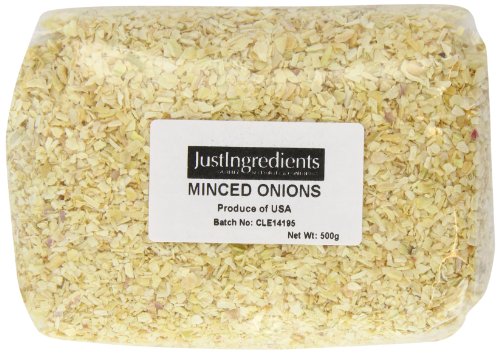 JustIngredients Essential Zwiebel gehackt, Minced Onion, 2er Pack (2 x 500 g) von JustIngredients