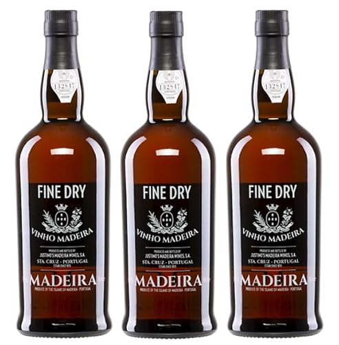 3x 0,75l - Justino's - Fine Dry - Madeira D.O.P. - Portugal - Madeira trocken von Justino's