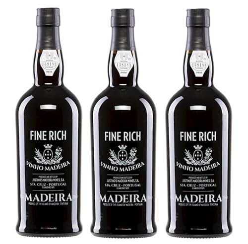 3x 0,75l - Justino's - Fine Rich - Madeira D.O.P. - Portugal - Madeira süß von Justino's