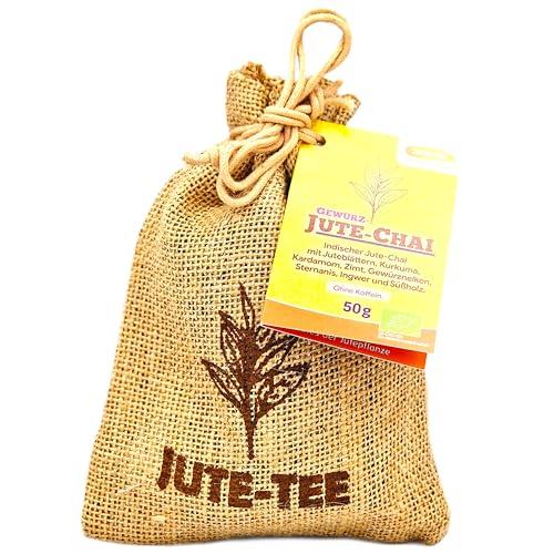 Bio Gewürztee mit Jute im Jutesäckchen | Indischer Jute-Chai | Geschenk für Teetrinker von Jutevital