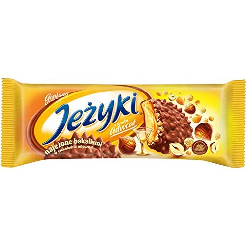 Goplana Kekse Jezyki Advocat in Schokolade /// Jezyki advocat 140g von Jutrzenka