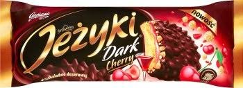 Goplana Kekse Jezyki Dark Kirsch /// Jezyki Dark Cherry 140g von Jutrzenka