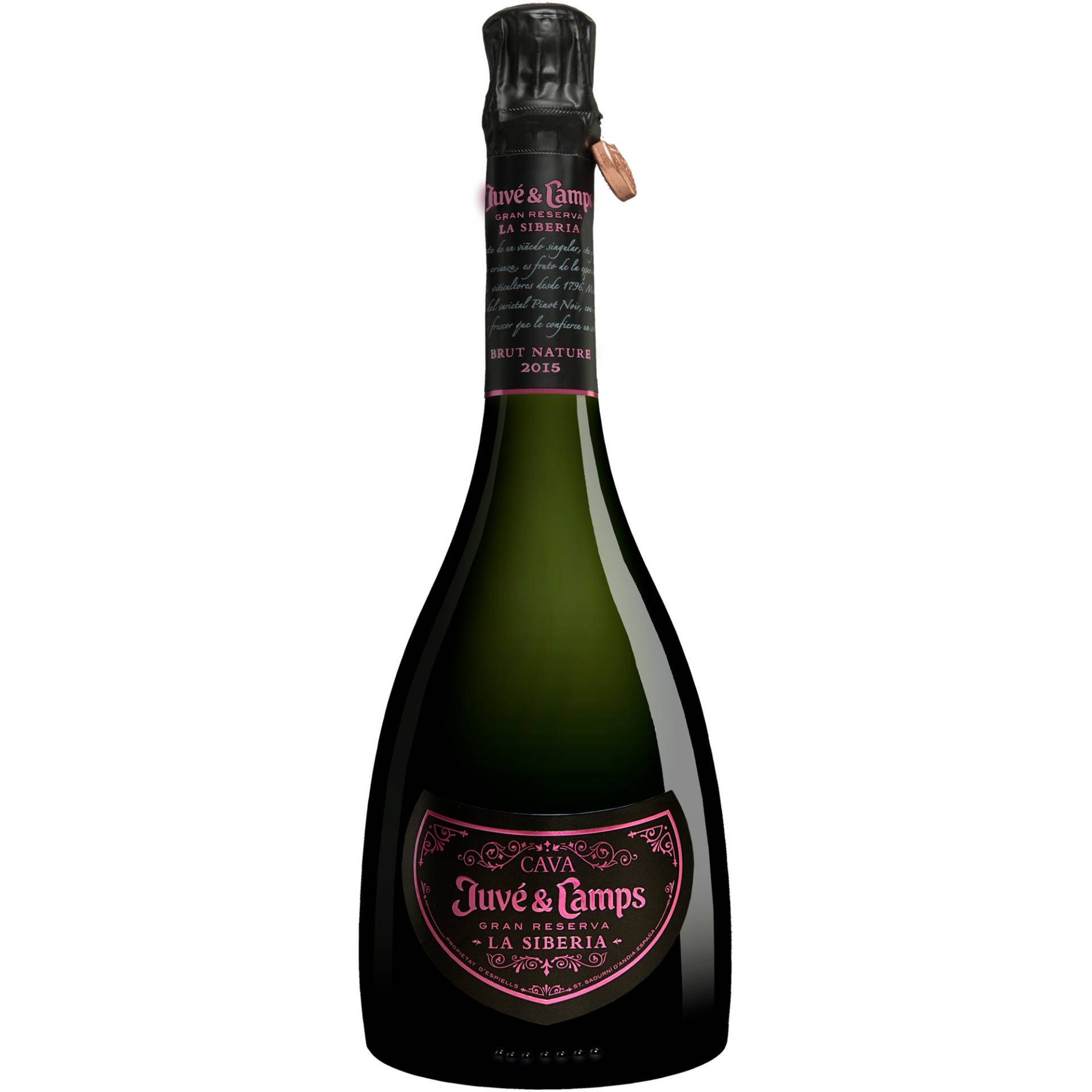 Juvé y Camps Cava »La Siberia« Gran Reserva Brut Nature 2015  0.75L 12% Vol. Trocken aus Spanien von Juvé y Camps