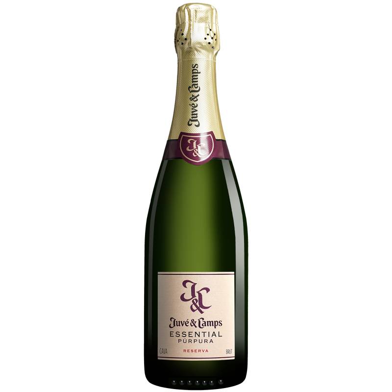 Juvé y Camps Cava »Púrpura« Essential Reserva Brut 2020  0.75L 12% Vol. Trocken aus Spanien von Juvé y Camps