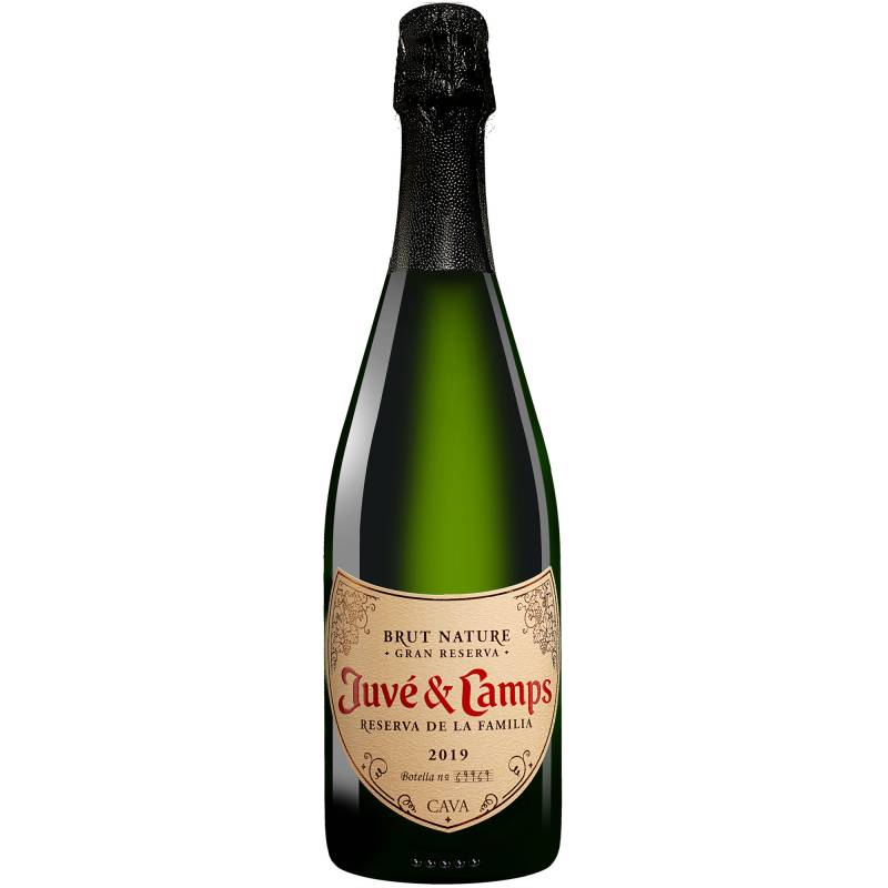 Juvé y Camps Cava »Reserva de la Familia« Brut Nature Gran Reserva 2019  0.75L 12% Vol. Sehr Trocken aus Spanien von Juvé y Camps