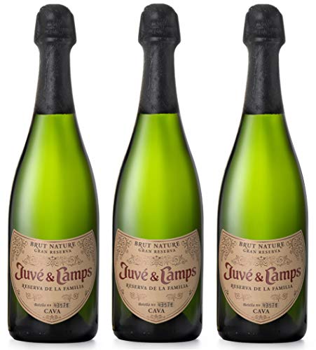 Juvé y Camps Gran Reserva, Cava Brut Nature 2010, Reserva de la Familia, Cava DO 2010 Brut (3 x 0.75 l) von Juvé y Camps