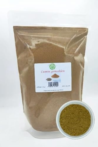 K T 1000 g / 1 Kg Cumin gemahlen Kreuzkümmel gemahlen Cuminpulver - 1A Qualität von K T