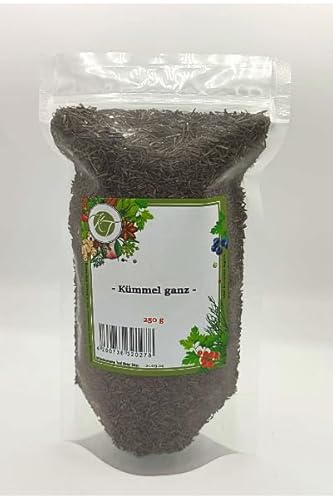 K T 250 g Kümmel ganz - Kümmelsamen - Kümmelsaat - echter Kümmel - caraway seeds - 1A Qualität von K T