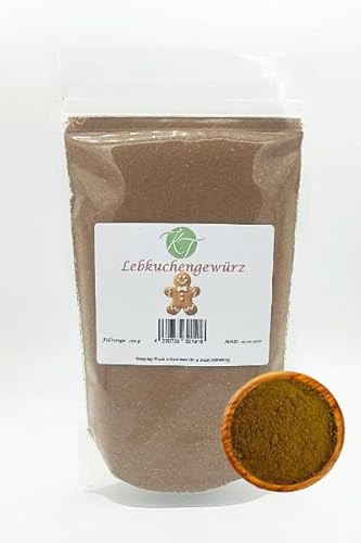 K T 250 g Lebkuchengewürz Pfefferkuchengewürz Weihnachtsgewürz - 1A Qualität von K T