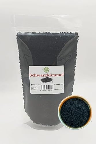 K T 250 g echter Schwarzkümmel ganze Schwarzkümmelsamen Nigella sativa - 1A Qualität von K T