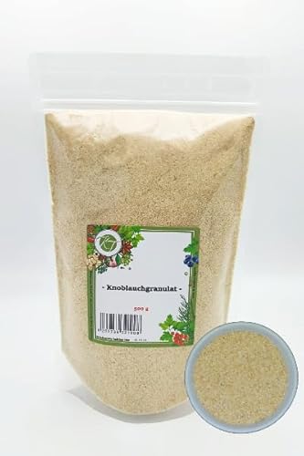 K T 500 g Knoblauchgranulat GII - Knoblauch Granulat - Knoblauch getrocknet & granuliert - 1A Qualität von K T