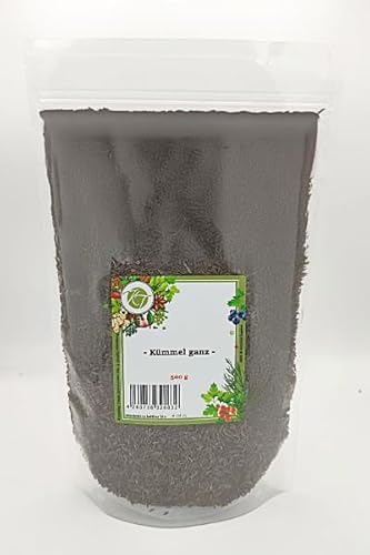 K T 500 g Kümmel ganz - Kümmelsamen - Kümmelsaat - echter Kümmel - caraway seeds - 1A Qualität von K T