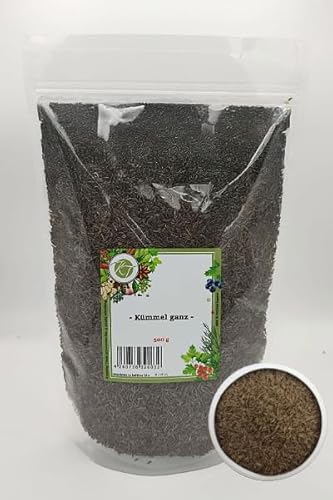 K T 500 g Kümmel ganz - Kümmelsamen - Kümmelsaat - echter Kümmel - caraway seeds - 1A Qualität von K T