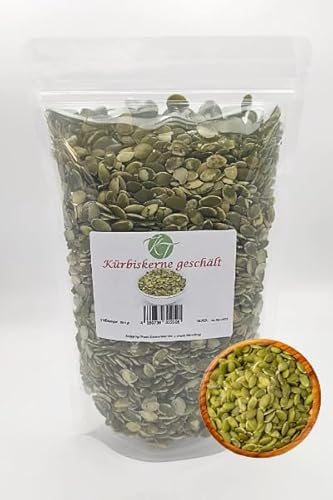 K T 500 g Kürbiskerne geschält und naturbelassen - 1A Qualität von K T