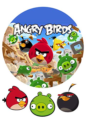 "angry birds" Tortenaufleger,Geburtstag,Tortendeko, von K&R GbR