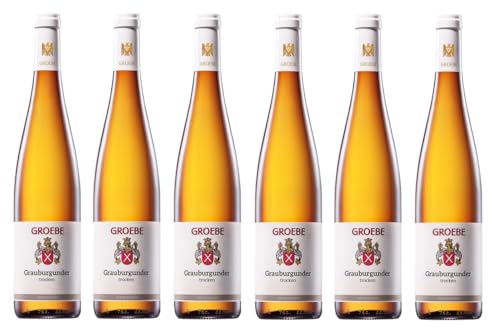 6x 0,75l - Weingut K. F. Groebe - Grauburgunder - VDP.Gutswein - Qualitätswein Rheinhessen - Deutschland - Weißwein trocken von K. F. Groebe