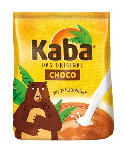 Kaba Choco 400g Beutel Trinkschokolade, das Original Kakaopulver zum Anrühren in kalter und warmer Milch von KABA