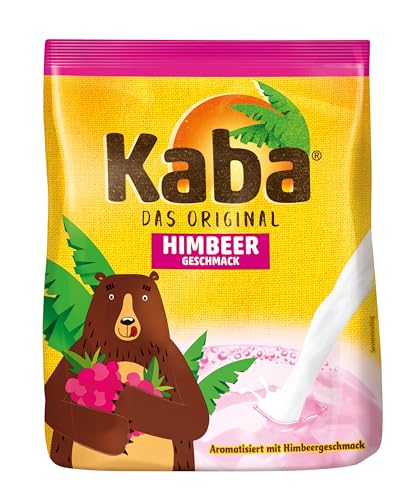 Kaba Himbeer 400g Beutel Trinkpulver, das Original Himbeermilch-Pulver zum Anrühren in kalter und warmer Milch von KABA