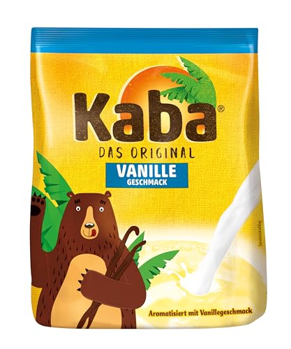 Kaba Vanille 400g Beutel Trinkpulver, das Original Vanillemilch-Pulver zum Anrühren in kalter und warmer Milch von KABA