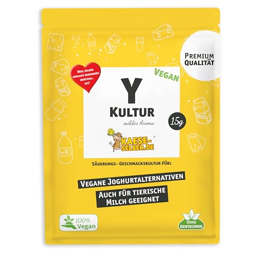 Y Vegan Jogurdkultur - mildes Aroma von KAESE-SELBER.DE