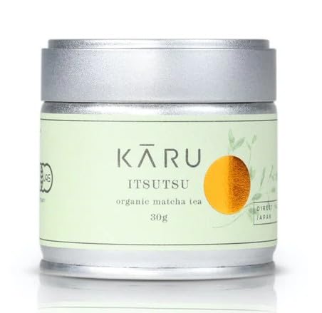 Matcha KĀRU Itsutsu – Reines Ceremonial Grade Matcha Pulver aus Japan – Handgepflückt – 1. Ernte (Ichibancha) – Lebendig & Frisch, 30g von KĀRU