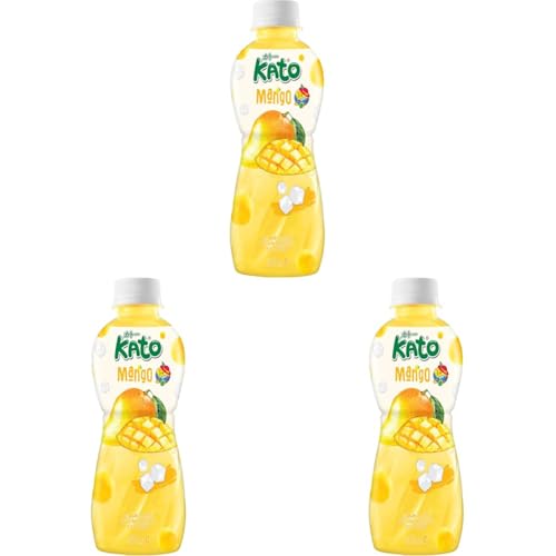 KATO - Mango Saft mit Nata de Coco - 1 X 320 ML (Packung mit 3) von KATO