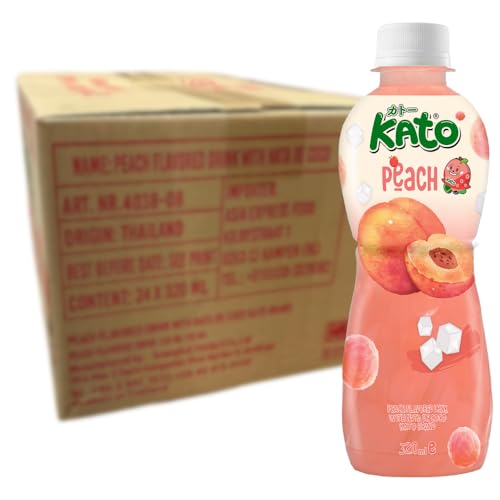 KATO - Pfirsichsaft mit Nata de Coco - 24 X 320 ML - Multipack von KATO